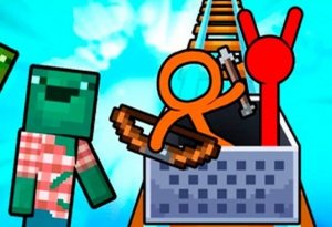 Stickman Carts: Roller Coaster Adventure