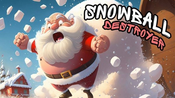 Winter Snowball Runner: Physics Puzzle