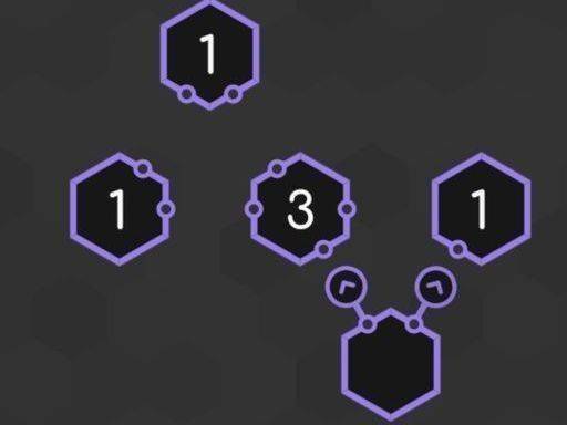 Number Drop Hexagon Puzzle