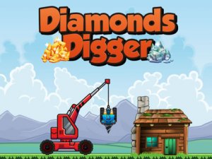 Diamond Digger Action Puzzle