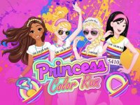 Princess Color Run Online Dress-Up Game