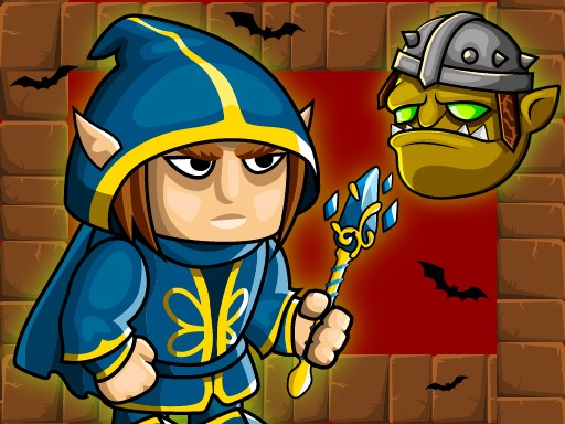 Halloween Wizard Defender Arcade Game