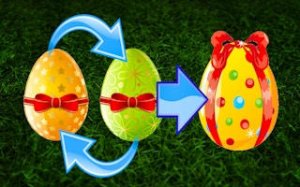 Easter Egg Merge Puzzle