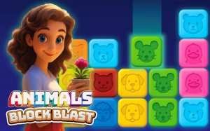 Animals Block Blast Puzzle Game Online