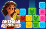 Animals Block Blast Puzzle Game Online