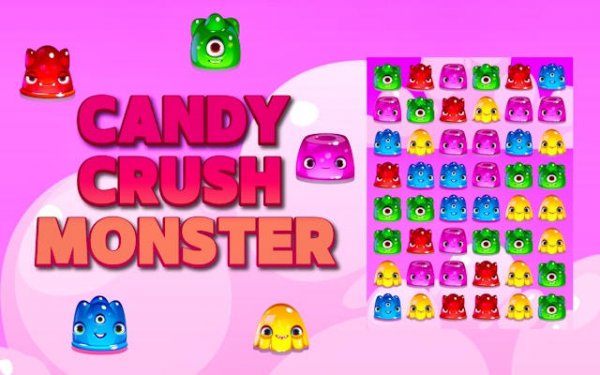 Candy Crush Monster Match 3 Puzzle Game Online