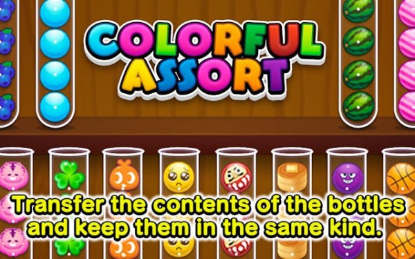 Colorful Assort: Brain Sorting Puzzle Online