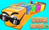 Cubes 2048.io Online Multiplayer 3D Number Puzzle Game