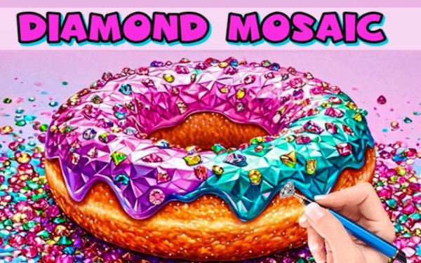 Diamond Mosaic Art Puzzle Game Online