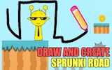 Draw and Create Sprunki Road: Drawing Puzzle Game