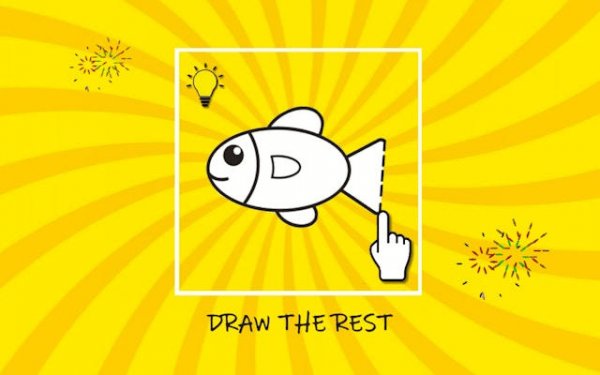 Draw the Rest Challenge: Free Online Drawing & Puzzle Game