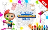Easy Animal Coloring Book for Kids - Free Online Coloring Game
