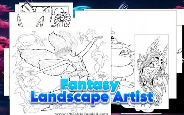Fantasy Landscape Artist - Digital Coloring & Art Game Online