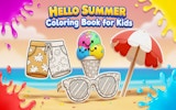 Hello Summer Coloring Book - Free Digital Art Game Online