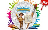 Realistic Animals Coloring Book for Kids - Free Online Coloring Game