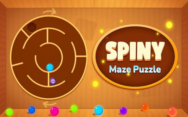 Spiny Maze Puzzle: Ball Drop Challenge Online Game