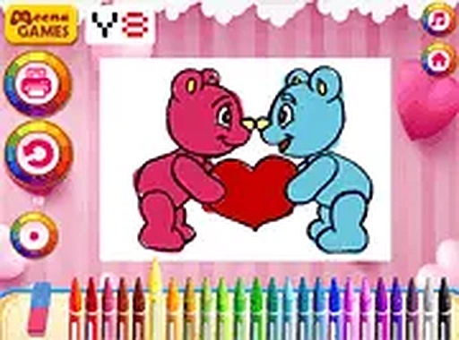 Love-Themed Animal Art Studio