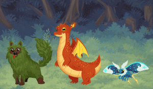 A Strange Creature Joined My Party Online Adventure Game