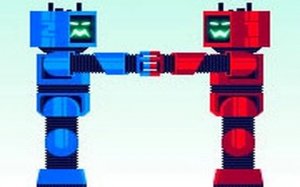 Get on Top Mobile Robot Wrestling Game
